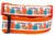 Teal Pumpkin Dog Collar  - 1 or 1.5" wide - Fall Pumpkin