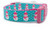 Pink Snowman dog collar