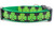 Celtic Shamrock dog collar with green nylon. Celtic Shamrock dog collar with green nylon.
