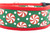 Dog collar with glittery peppermints on green ribbon and red nylon with a red buckle. Dog collar with glittery peppermints on green ribbon and red nylon with a red buckle.