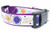 Best Friends PB&J dog collar with peanut butter and jelly sandwich best friends on 1 inch wide purple nylon.