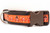 1.5 inch wide Thanksgiving collar with brown nylon and an orange design with leaves and polka dots and festive turkeys.