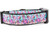 1 inch wide collar with black nylon and multicolored ghosts 1 inch wide collar with black nylon and multicolored ghosts