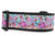 2 inch wide collar with black nylon and multicolored ghosts 2 inch wide collar with black nylon and multicolored ghosts