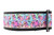 2 inch wide collar with black nylon and multicolored ghosts 2 inch wide collar with black nylon and multicolored ghosts