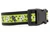 Lime green collar with black and white voodoo dolls along with spiders and moons.