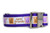 1.5 inch wide purple with metal buckle