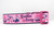 Pink and navy blue collar with words "Sailin' Away" along with whales, anchors, and life rafts