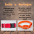 Pumpkin 1 or 1.5" wide Dog Collar
