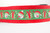 Green Snowmen 1 or 1.5" wide Dog Collar