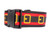 A red and black Santa's belt design with glittery gold buckles. 