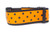 Orange with Black Spot 2" wide Dog Collar