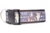 Brown dog collar featuring a cattle skull with flowers, arrows and the text "Wild 'n Free".