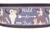 Brown dog collar featuring a cattle skull with flowers, arrows and the text "Wild 'n Free".