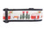 Collar with a rustic RV pattern including a camper, bench and christmas trees.