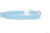 A light blue cat collar with a white glow in the dark cat face pattern.