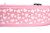 Glitter Pink Hearts Dog Collar 2" wide