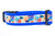 Collar with a colorful underwater scene featuring fish and coral. 