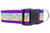 Glittery flip flops on pastel ombre background with 1.5 inch wide purple nylon.
