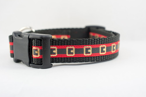 Santa Christmas Santa Noel Dog Collar or Matching Lead Leash Seat Belt 34 or 1 width