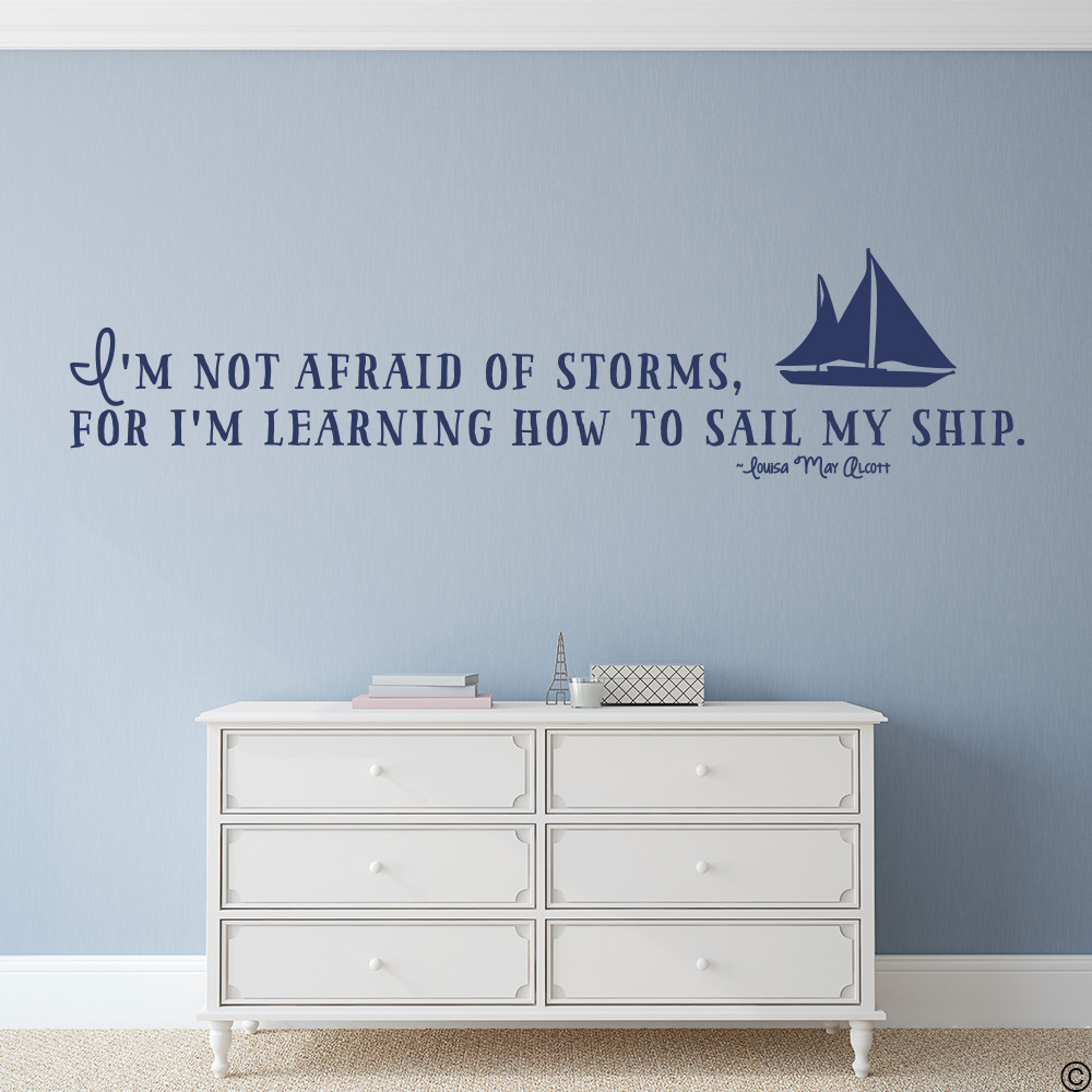 I M Learning To Sail Black Dog Decals