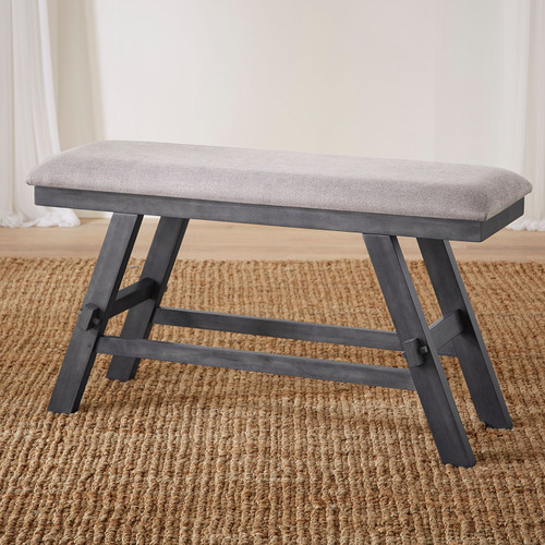 Lawson - Slate w/ Weathered Gray Tops - Counter Bench (116GY-B900124) by Liberty Furniture