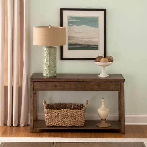 Mitchell - Nutmeg - Sofa Table (58-OT1030) by Liberty Furniture