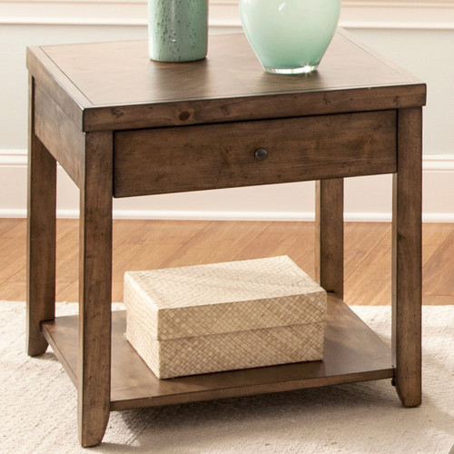 Mitchell - Nutmeg - End Table (58-OT1020) by Liberty Furniture