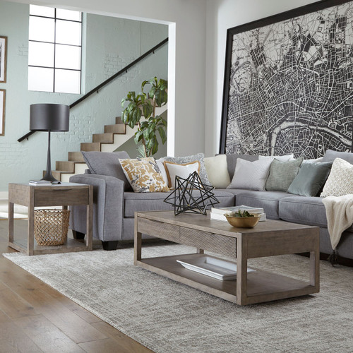 Bartlett Field - Dusty Taupe - 3 Piece Set (1-Cocktail 2-End Tables) (798-OT-3PCS) by Liberty Furniture