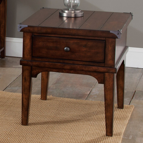 Aspen Skies - Russet Brown - End Table (316-OT1020) by Liberty Furniture