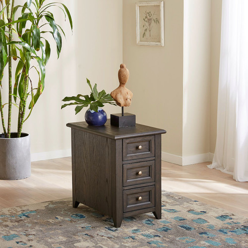 Mill Creek - Peppercorn - Chair Side Table (792-OT1021) by Liberty Furniture