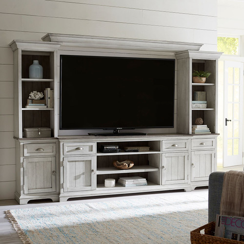 Ocean Isle Entertainment Center with Piers (303W-ENTW-ECP) by Liberty Furniture