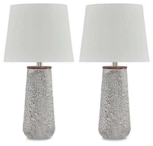 Chaston - Antique White - Table Lamp (Set of 2) (L204464) by Ashley