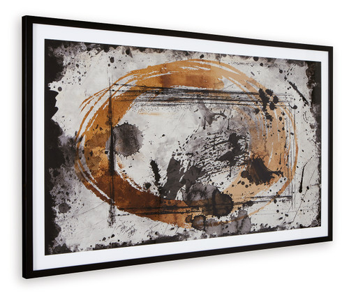 Clefting - Black/Caramel/Tan - Wall Art (A8000374) by Ashley
