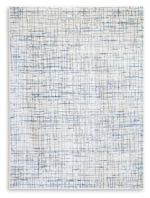 Beckfille - Blue/Gray/Cream - 8' x 10' Rug (R405961) by Ashley