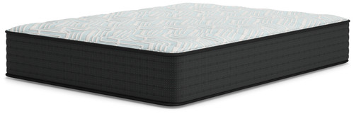 Palisades Plush - Gray/Blue - King Mattress (M41641) by Ashley