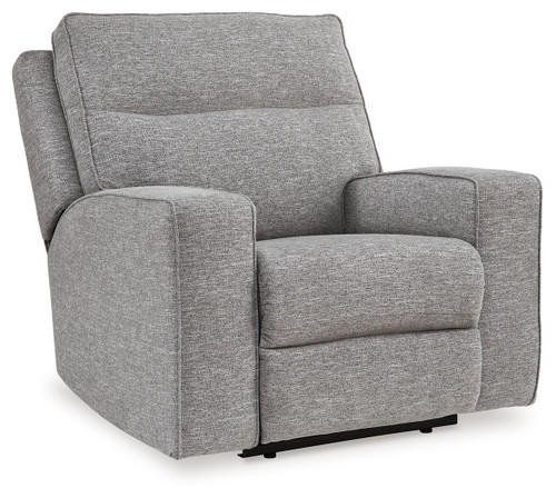 Biscoe - Pewter - Power Recliner (9050313) by Ashley