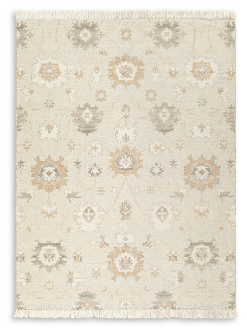 Calkin - Linen/Gray/Caramel - 8' x 10' Rug (R406391) by Ashley