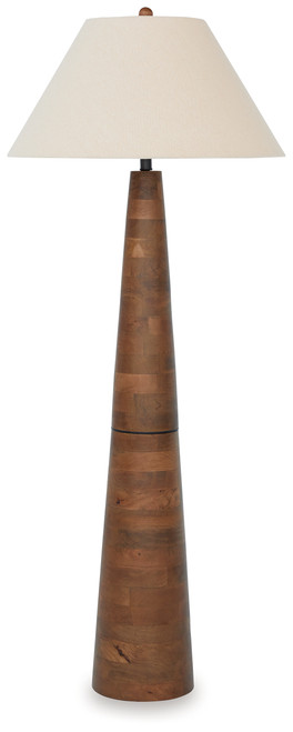Danset - Brown - Floor Lamp (L329101) by Ashley