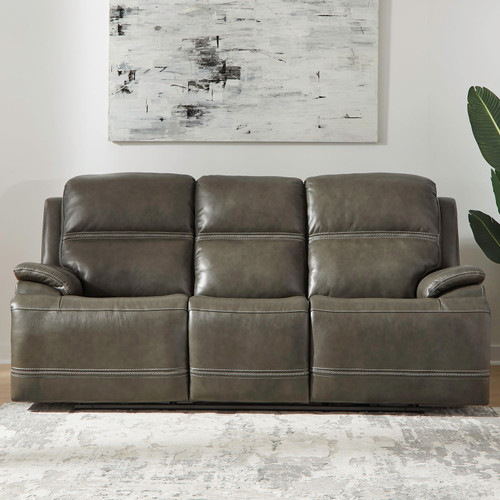 Bentley Sofa P2 & ZG - Graphite (7003GY-32P) by Liberty Furniture