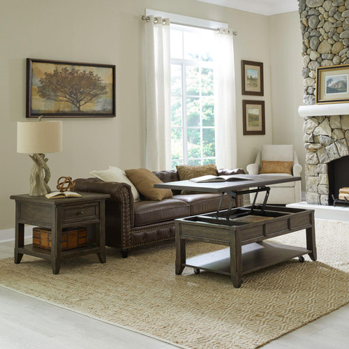 Paradise Valley - Saddle Brown - Opt 3 Piece Set (297-OT-O3PCS) by Liberty Furniture