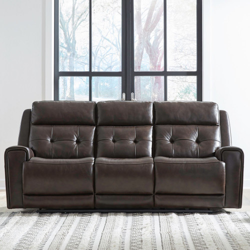 Carrington Sofa P3 & ZG - Dark Brown (7006DB-33P) by Liberty Furniture