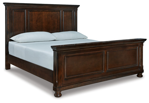 Porter - Rustic Brown - California King Panel Bed (B697B12) by Ashley
