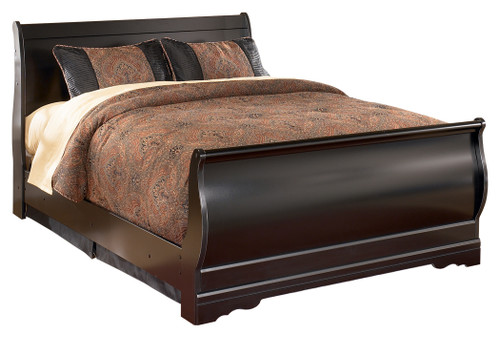 Huey Vineyard - Black - Full Sleigh Bed (B128B9) by Ashley