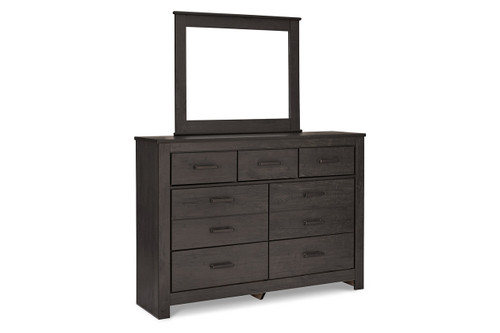 Brinxton - Charcoal - Dresser and Mirror (B249B1) by Ashley