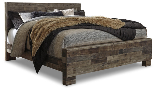 Derekson - Multi Gray - King Panel Bed (B200B11) by Ashley