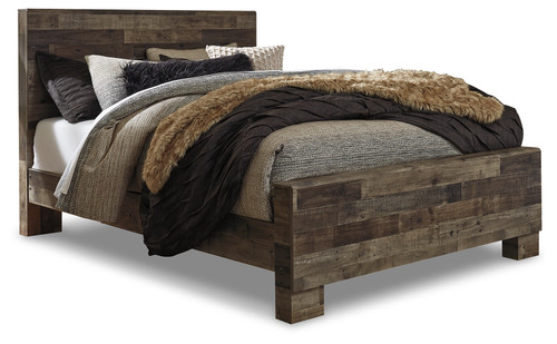 Derekson - Multi Gray - Queen Panel Bed (B200B6) by Ashley