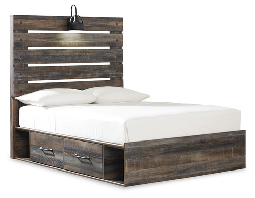 Drystan - Multi - Full Panel Bed with 2 Storage Drawers (B211B9) by Ashley