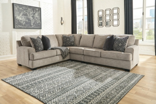 Bovarian - Stone - 3-Piece Sectional (56103S4) by Ashley