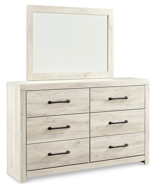Cambeck - Whitewash - Dresser and Mirror (B192B1) by Ashley